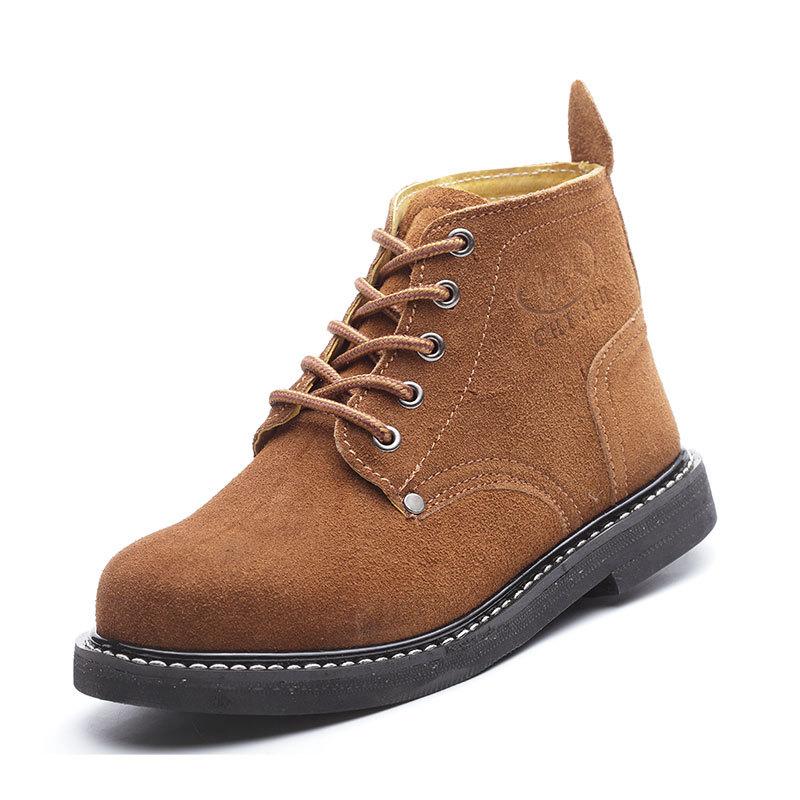 

Anti-smashing and anti-piercing, wear-resistant, iron filings-resistant, high temperature-resistant, tire sole safety shoes high-top model * 36 yards