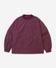 Kallapataleu Nylon Seam Line Round Shirt - Burgundy