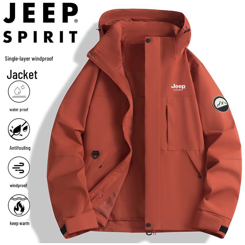 

JEEP SPIRIT Men s Windproof Waterproof Outdoor Jacket S