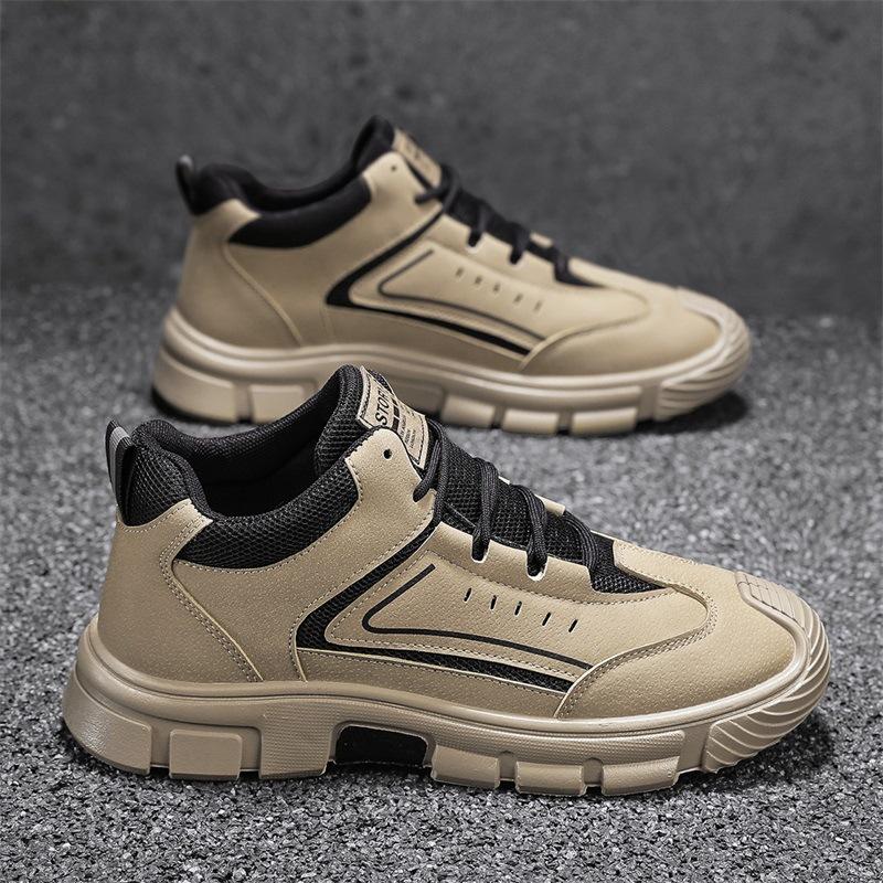 Fashion Men's Sneakers Fashion Casual Shoes For Men Outdoor Wear-resistant Hiking Shoes New Working Safety Shoe Man Zapatillas De Hombre