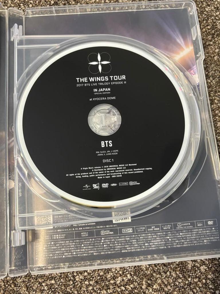 [USED] BTS THE WINGS TOUR IN JAPAN 2-disc Set