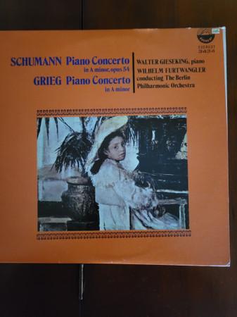 

LP Record WALTER GIESEKING ROBERT SCHUMANN Schumann Piano Concerto in A minor SDBR3434 Everest US Classical Used