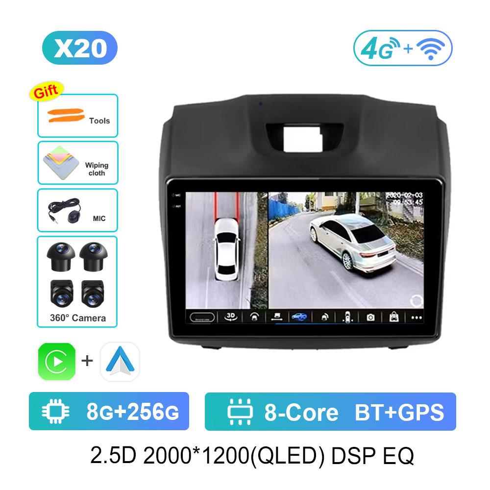 For Chevrolet Holden S10 TRAILBLAZER COLORADO ISUZU DMAX Car Radio Multimedia Player Android System DSP Stereo QLED Screen WiFi