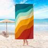 1pc Oversized Lightweight Quick Dry Colorful Microfiber Beach Towel Multipurpose Travel Scarf Picnic Blanket Summer Essential