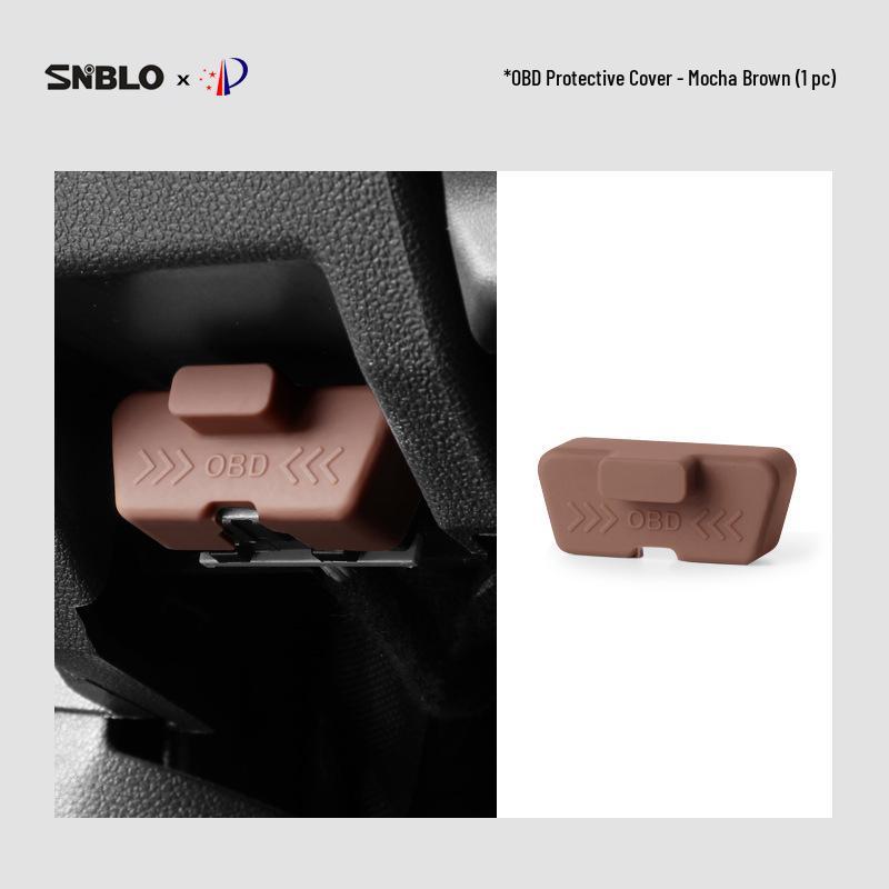 Universal OBD Silicone Sleeve: Waterproof & Dustproof Protection for Diagnostic Interface.