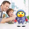 Dancing Duck Plaything Electric Musical Dancing Duck Educational Toy Space Duck Toy Gifts for