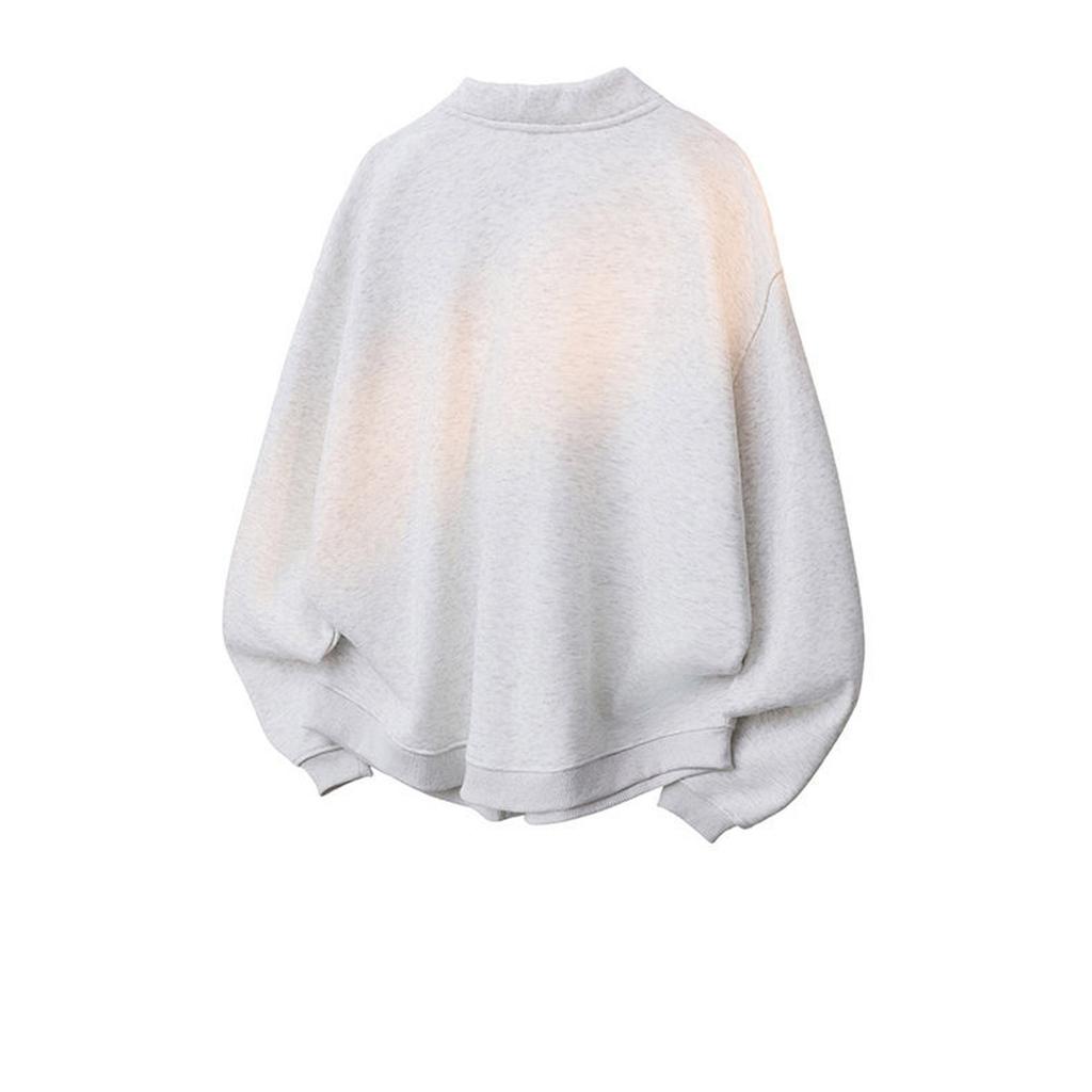 Мужская уличная свободная толстовка с длинным рукавом и V-образным вырезом, модная повседневная ленивая куртка-кардиган