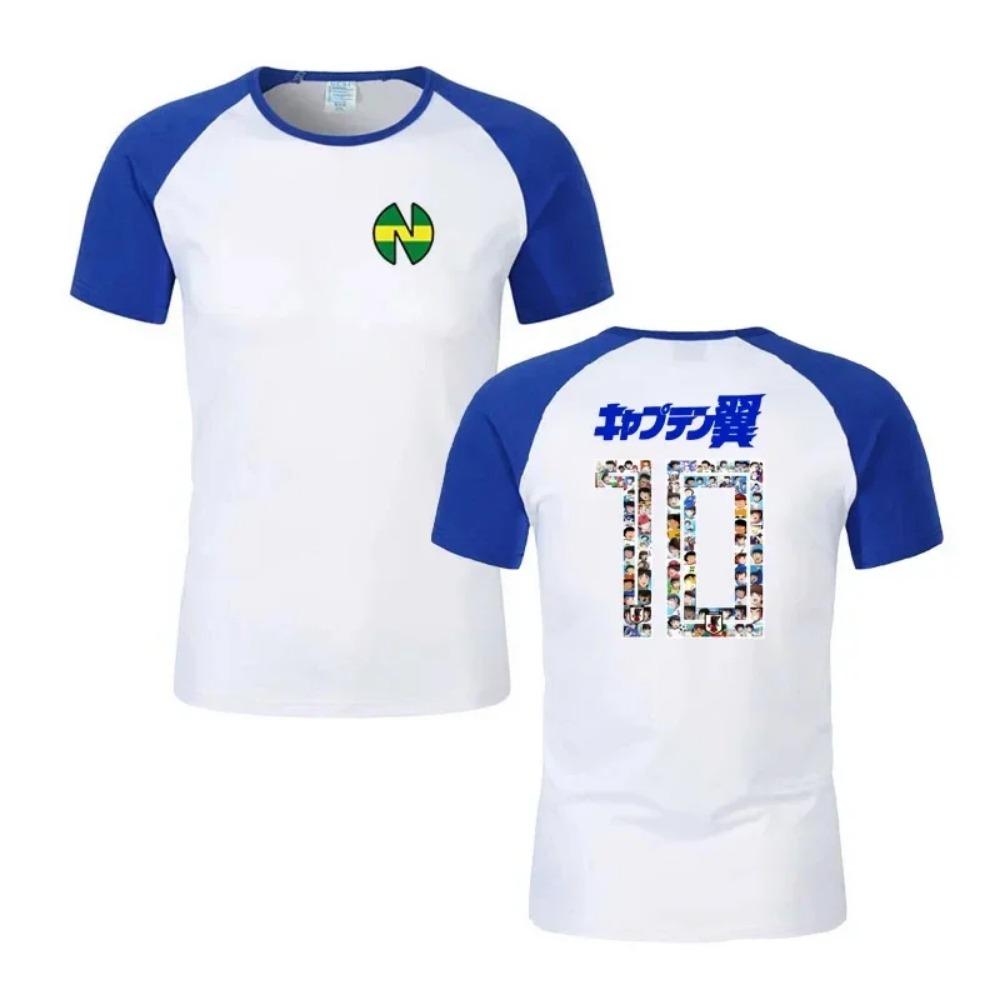 

Летняя футболка Captain Tsubasa Animated Jersey с 3D-принтом для мужчин и женщин больших размеров, спортивная, быстросохнущая, дышащая, с короткими рукавами S
