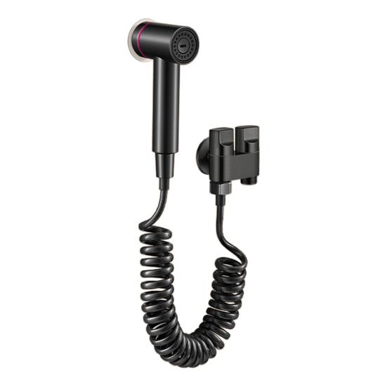 

Ручная душевая насадка высокого давления, 4 шт./компл., 2 режима распыления, повышающая насадка для душа для низкого давления воды, домашний тренажерный зал, отель, очистка ванны чёрный