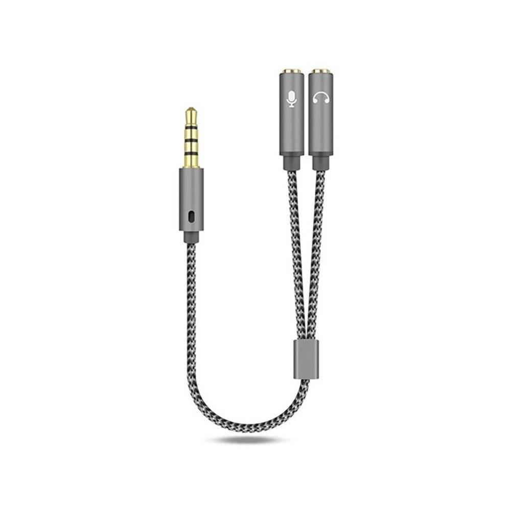 Cord AUX Earphone Adapter Micphone 3.5 mm Cable Cord Adapter Y Splitter Audio Cable Digital Cables