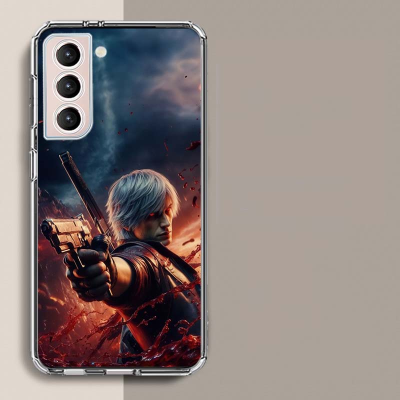 D-Devil May Cry DMC Phone Case For Samsung Galaxy S25 Edge S24 S23 FE S21 S20 S10 Plus S22 S26 Ultra Cover Clear Cases TPU Capa
