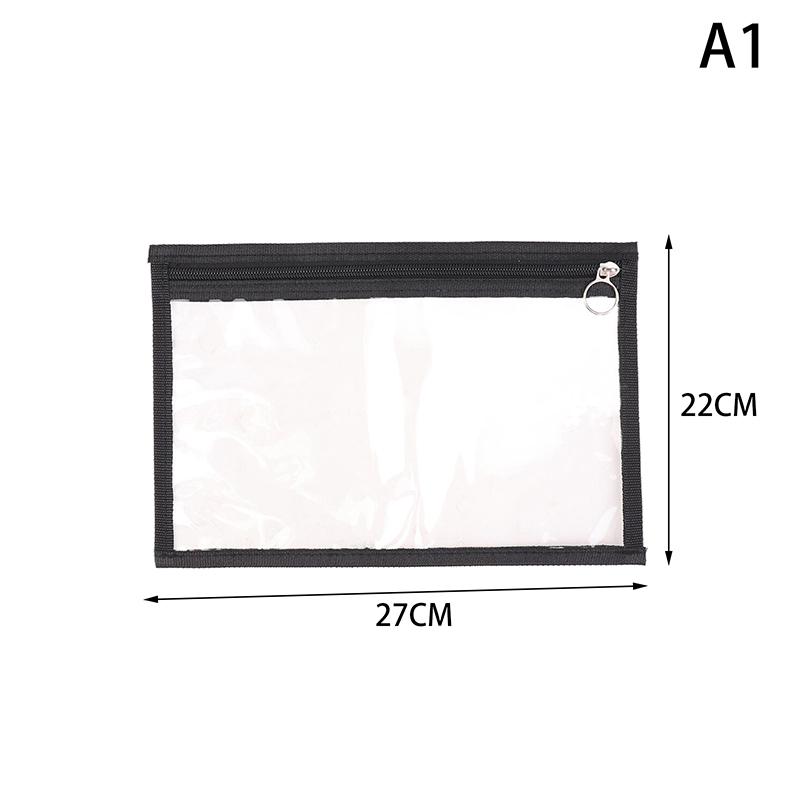 

Black Clear Cosmetic Bag For Women Zipper Makeup Bag Travel Female Makeup Brush Holder Organizer Toiletry Bag Clutch 22*27cm