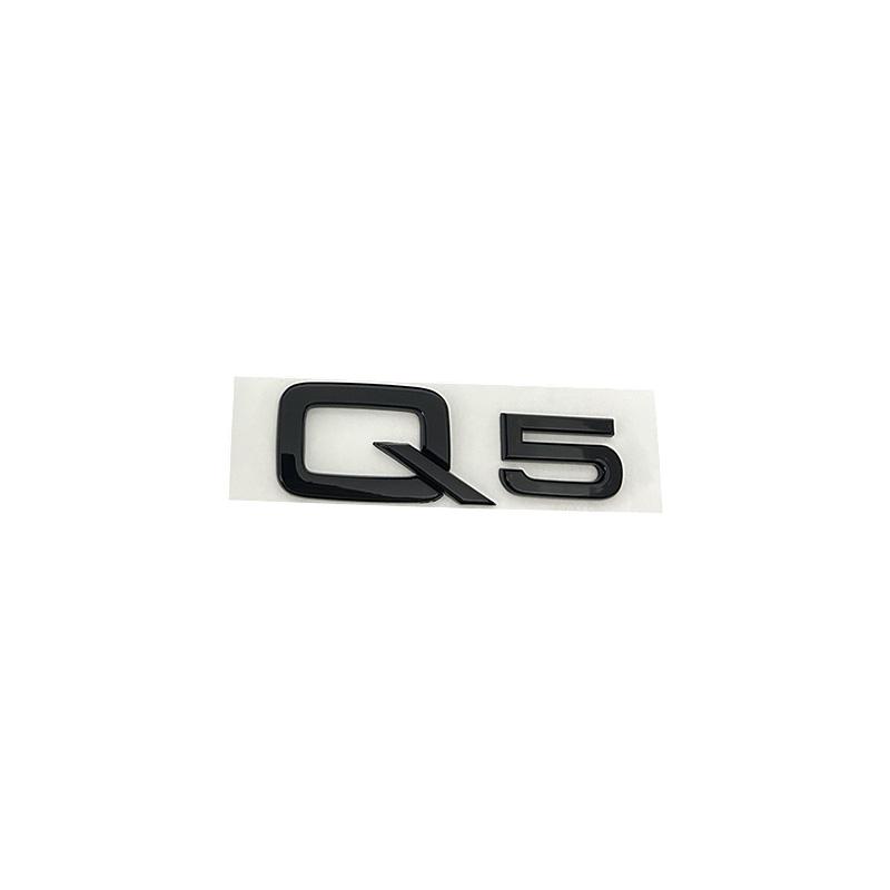 4 Ring Audi Q5 Quarrto Sline Sticker Car Front Hood Grill Emblem Rear Trunk Badge Sticker Side Decoration Accessory Q5 2014-2019