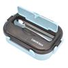 Lunch Box 1000ml Two Compartments Safe Durable Good Sealing Performance Portable Bento Box
