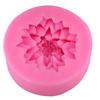 3D Lotus Krysantemum Blomster Bryllupskake Dekorasjonsverktøy DIY Baking Fondant Silikonform Stearinlys Såpeformer