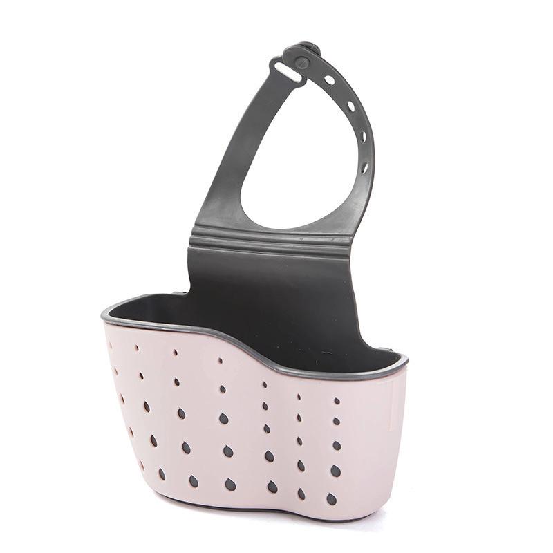 1 Pcs Kitchen Basket Sink Drain Rack Strainer Bathroom Storage Container Kitchen Sink Sponge Storage Hanging Organizer