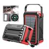 New Arrival Large METI Solar Mobile 3A Fast 4 Dual 7 Devices Simultaneously Power Flashlight LED Emergency SOS Compatible with Devices & 80,000mAh