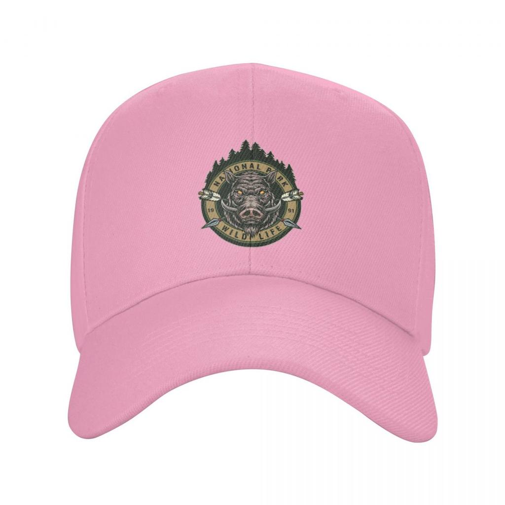 Custom Punk Unisex Wild Animal Boar Baseball Cap Adult Adjustable Dad Hat for Unisex Women Outdoor Snapback Hats