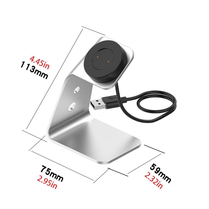 USB Charger Aluminum Alloy Base For HuaWei watch GT/GT 2/GT 2e for Honor Magic /Magic Watch 2 for Honor Watch Dream/GS P