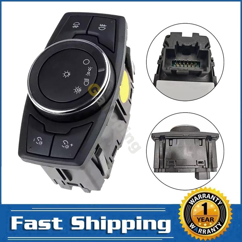 Headlight Fog Head Light Switch Adjust Knob For Ford for Mondeo V 2014 -  DG9T-13D061-FEW Car Accessories