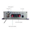 DC 12V Power Amplifier with Dual Mic Stereo FM and Low Latency Digital Audio Player BT5.0 Hi-Fi Input, 2-Channel Sound, Built-in Radio,