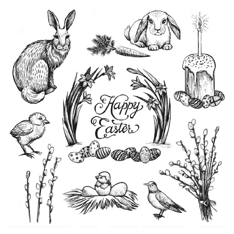 Silicone Clear Stamp Animal Rubber Stamp Scrapbooking Embossing DIY Supplies