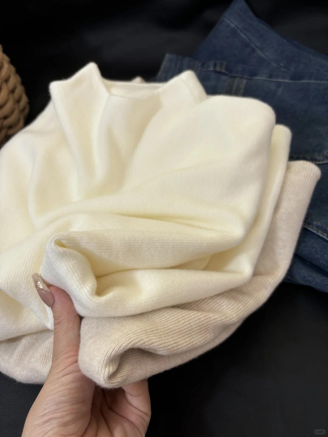 

Женский трикотажный свитер высокого класса с полувысоким воротником для осени и зимы One Size Anti-Pilling Fabric