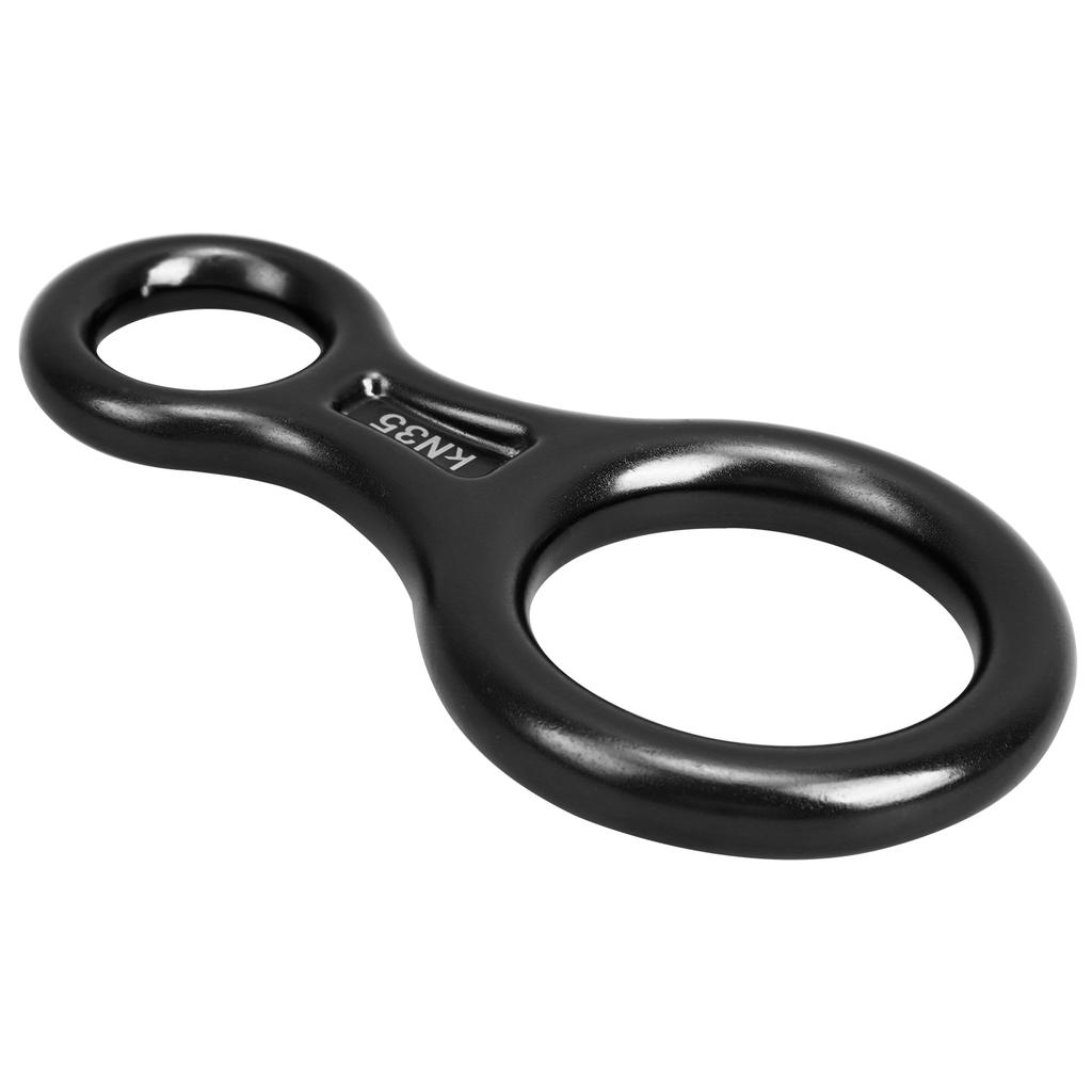 Arrampicata 35KN 8 Discensore Attrezzatura per Discesa in Corda Doppia Piastra di Collegamento in Lega per Rappelling