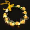 Simulated Roses Light-emitting LED Garland