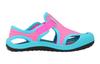 Nike Sunray Protect TD Hook and loop Sports Sandals Blue Pink Infant And Toddler 344993-612