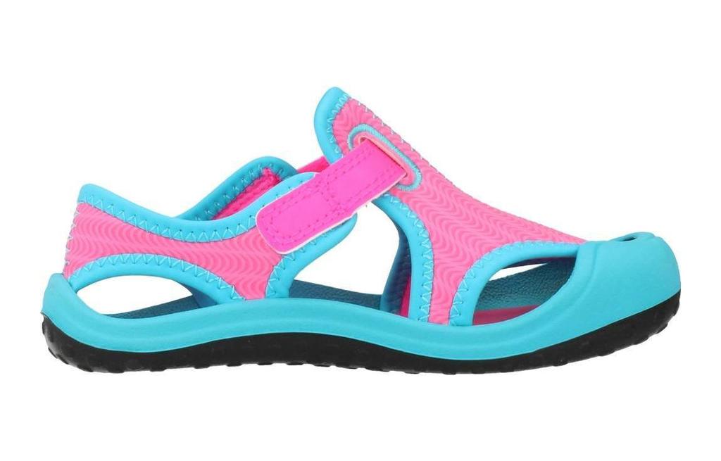 Nike Sunray Protect TD Hook and loop Sports Sandals Blue Pink Infant And Toddler 344993-612