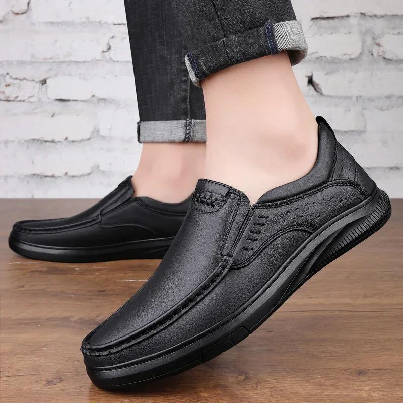 Luxury Designer Brand Shoes for Men  Cheap Shoes With Free Shipping Men's Natural Leather Sneakers Man Trend  Loafers
