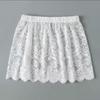 2025 Korean Style Lace Ruffle Hem Skirt & Versatile Tie-Up Apron Sweatshirt for Layering