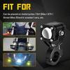 2x Spot LED Light Motorcycle Headlight Hi-Lo Driving Fog for ATV UTV Three Color