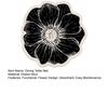 Flower Placemat Dining Table Heat Insulation Mat Absorbent Diatomaceous Earth Decorative Flower Mat