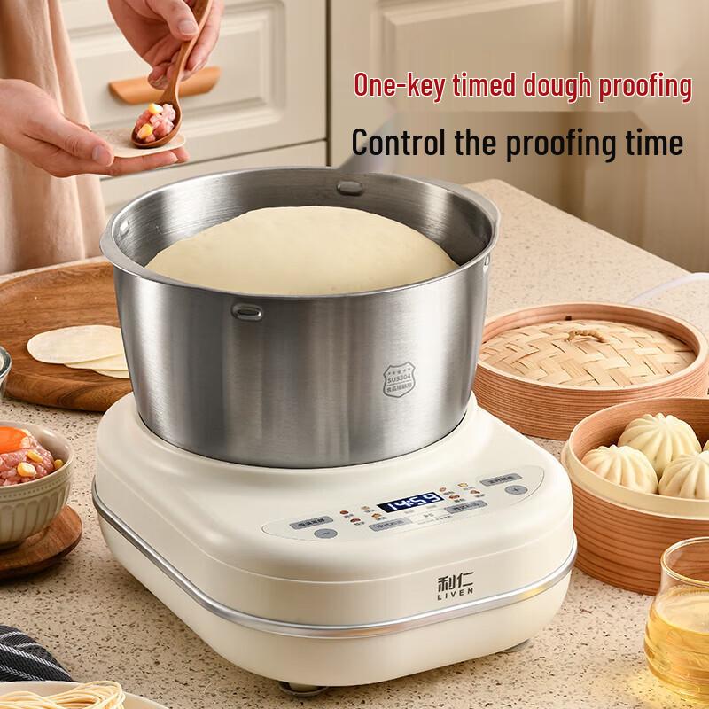 Liven Automatic Dough Kneader & Proofing Machine CN plug (adapter included)