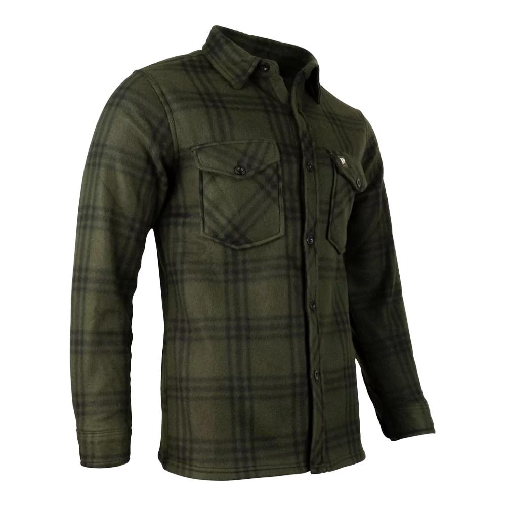 Jack Pyke Mens Checked Polar Fleece Shirt