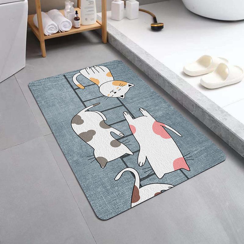 Entrance Door Mat Kitchen Carpet Bathroom Entrance Mat Floor Mat Foot Pad