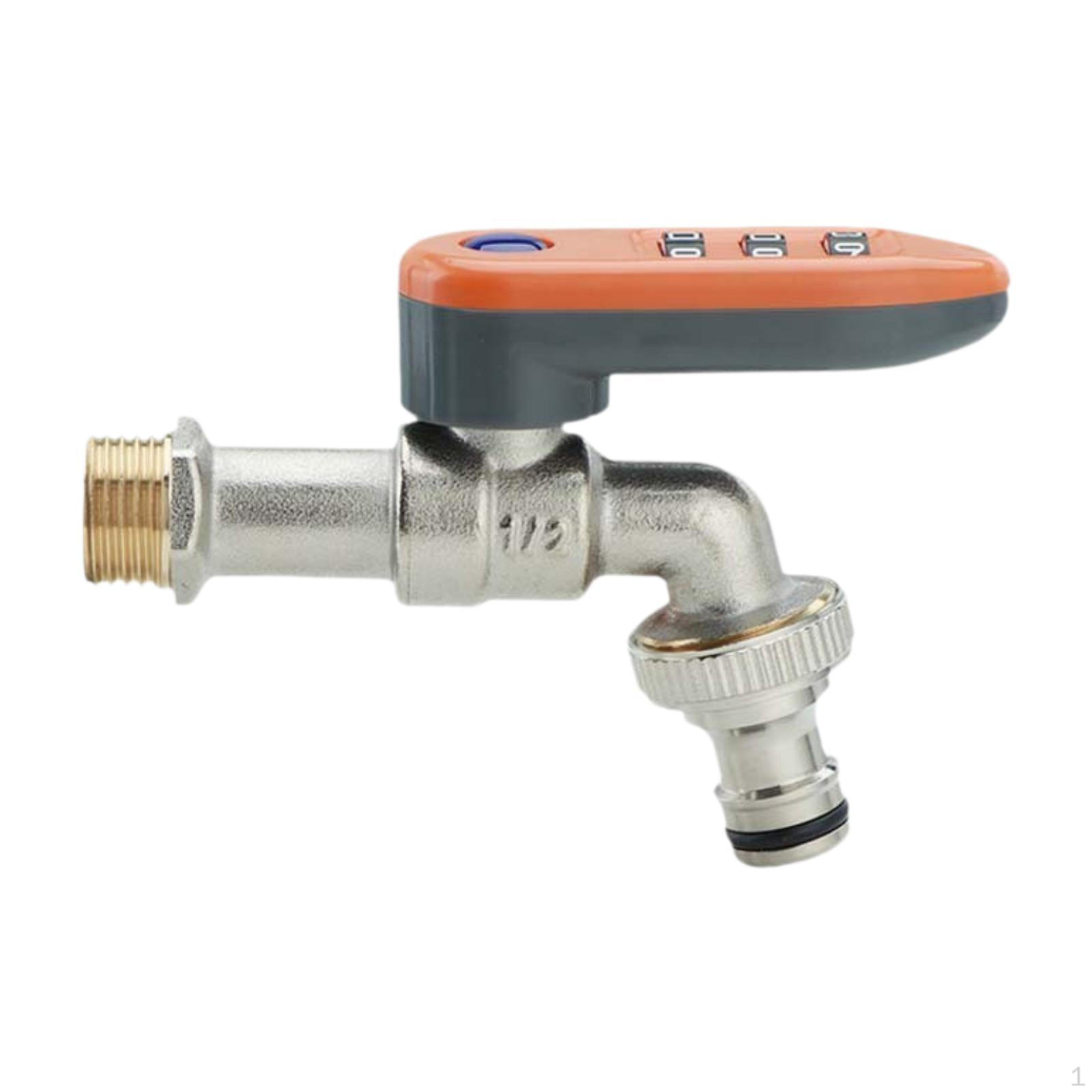 

Зовнішній кран Замикаюча ручка з кодовим замком Модернізований 1/2 дюйма Різьбовий для зовнішнього миття