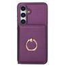 Brieftaschen-Hülle mit Kartenhalter, 360° drehbarer Ring-Ständer, Magnetverschluss für Samsung Galaxy A55/A35/A25/A12/A15/A54/A14/A73/A53