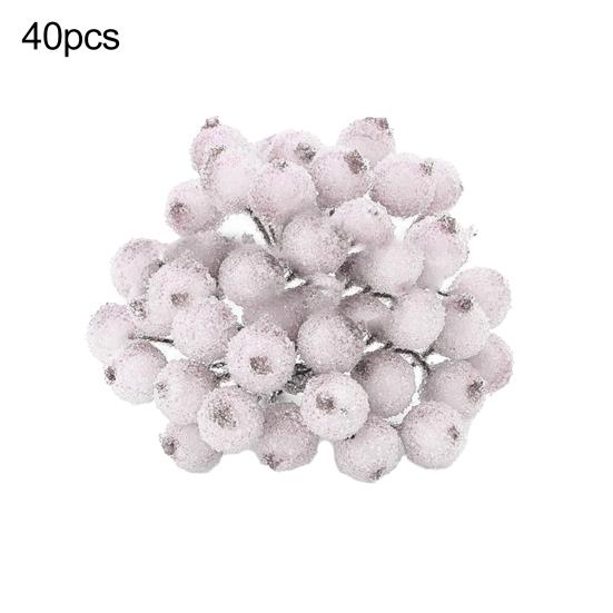 1 Bouquet Artificial Holly Berry Maintenance-free Exquisite Home Decor Pretty Artificial Berry for DIY