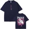 Japan Anime Kettensäge Unisex Denji Pochita Lustiges Meme T-Shirt Unisex Damen Unisexga Lässig Cosplay T-Shirts Herren Baumwolle Vintage T-Shirts