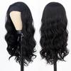 MISS WIG Women's Headband Wig Body Wave Natural Black Wigs with Headband Fake Hair Synthetic Wigs for Black Women