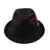 Panama Feder Dekorationen Fedora Hut Fedora Hut Eimerhut Wollzylinder Cowgirl Party Dekorationen