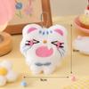 Cartoon Emoji Cat Plush Keychain - Cute Student Bag Pendant Ornament