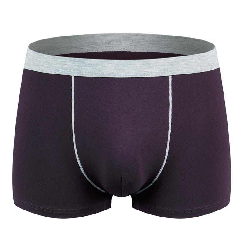 Men's Underwear Seamless Sexy Plus Size Flat Corner Pants Loose Youth Mid Waist Four Corner Pants