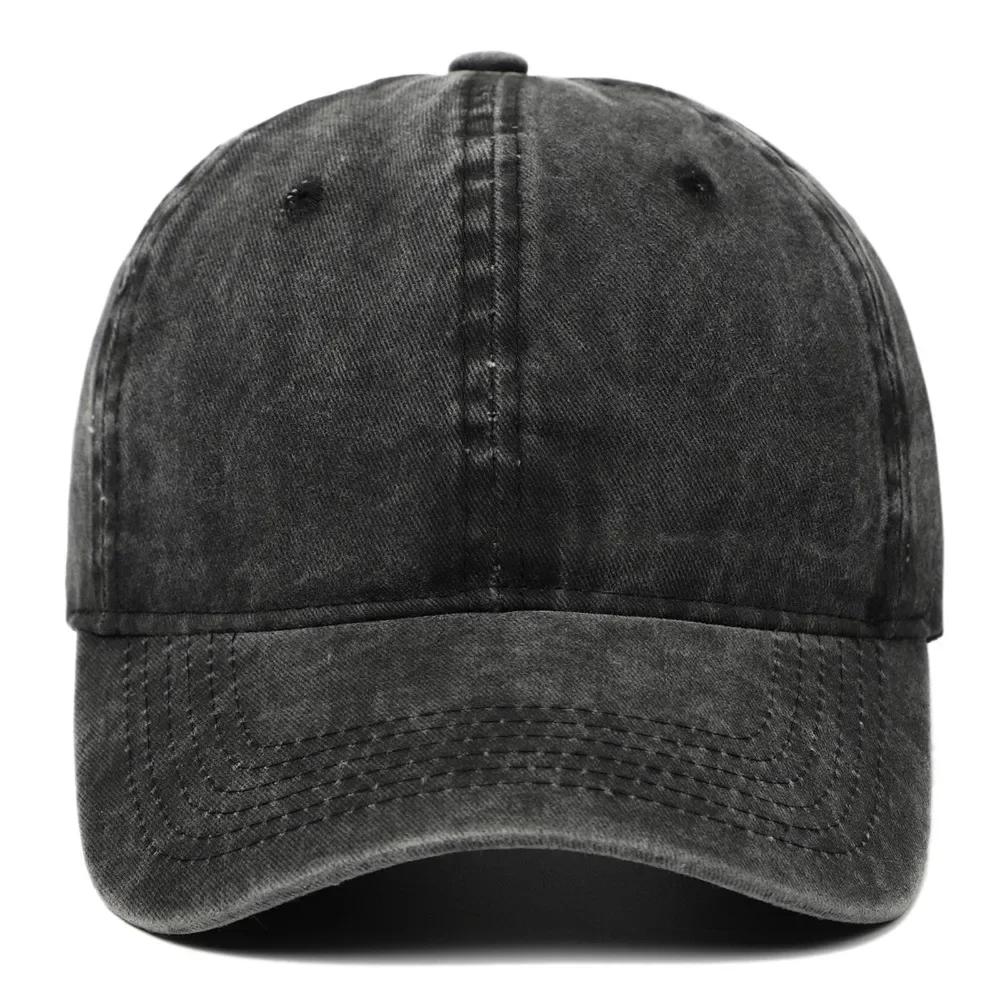Versatile Heart-shaped Printed Washed and Aged Baseball Caps for Men and Women Couple Baseball Caps Casual Sun Protection
