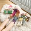 Winter Thick Warm Long Socks Gradient Wool Socks Women Thermal Floor Sleeping Socks Gift Autumn