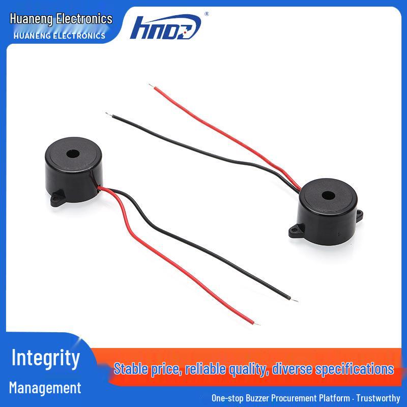 HND-2316L Continuous Intermittent Piezoelectric Buzzer with Lead Wire Sounder