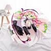 1pc Rainbow Hair Anime Girl Outdoor Umbrella - Automatic Opening/Closing, Portable 3-Fold Design, 8-Bone Iron Frame, Perfect Gift for Fans, Trave